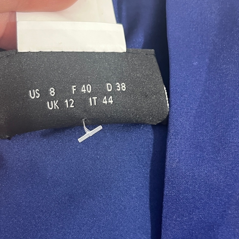 AKRIS Blue Sleeveless Midi Dress - Picture 8 of 12